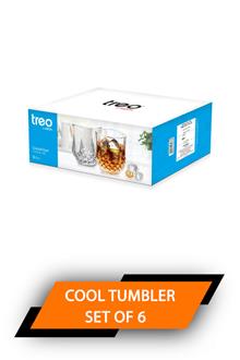 Treo Crystal Cool Tumbler Set Of 6 200ml